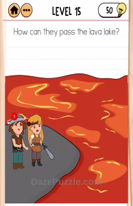 Brain Test 2 Quest for brainiac level 15 answer 1