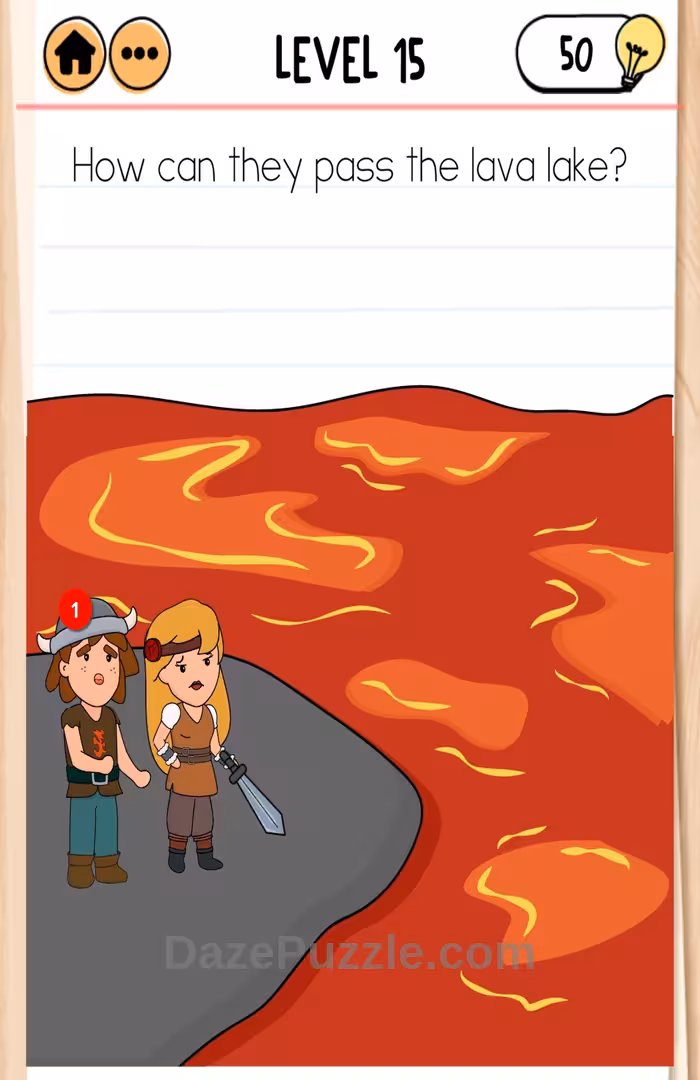 Brain Test 2 Quest for brainiac level 15 answer 1