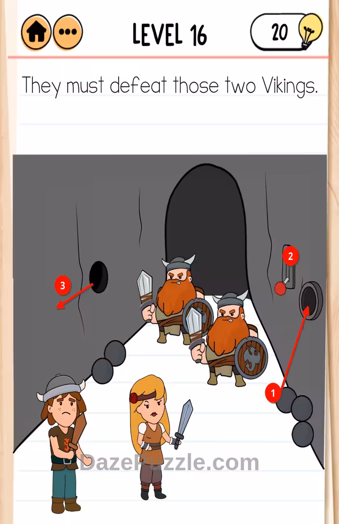 Brain Test 2 Quest for brainiac level 16 answer 2