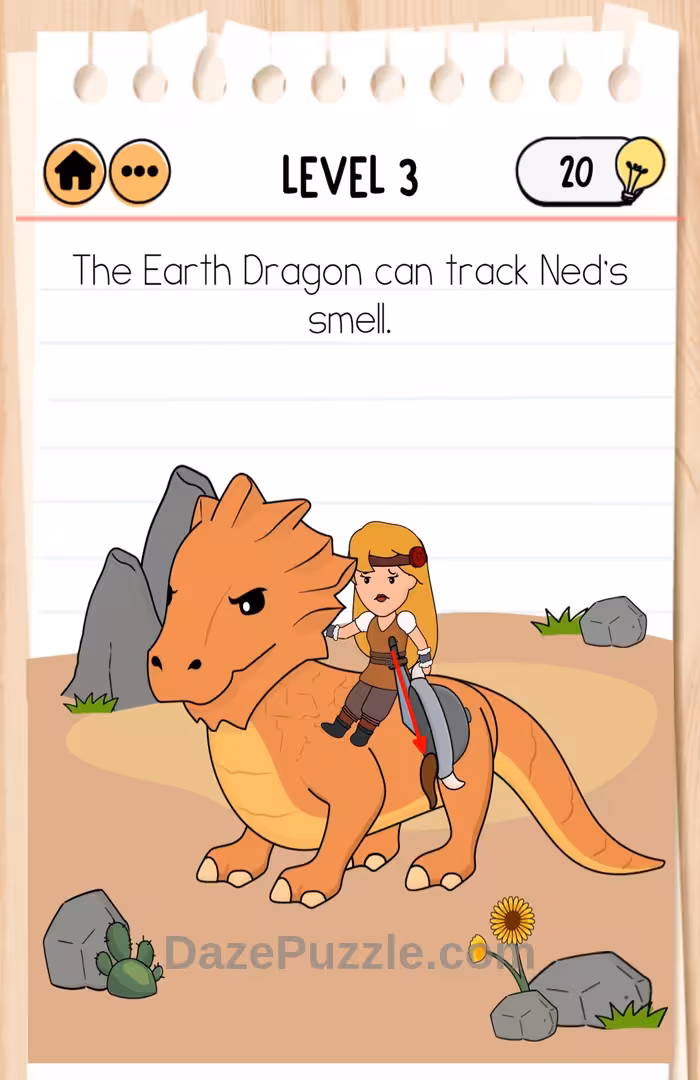 Brain Test 2 Quest for brainiac level 3 answer 1