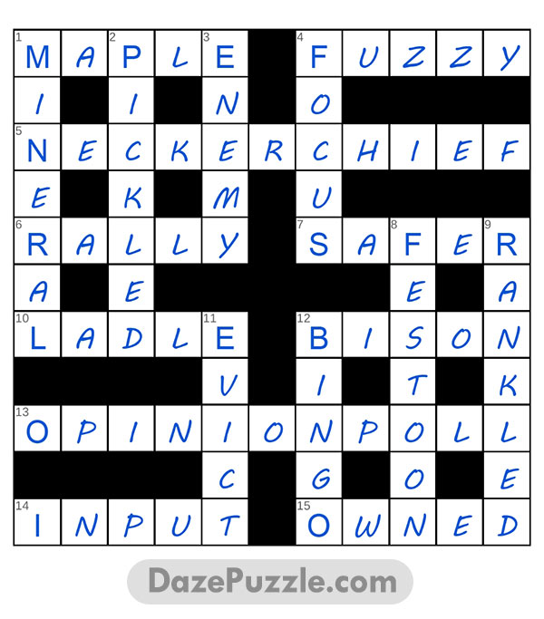 puzzle page crossword 24 july 2025 answer