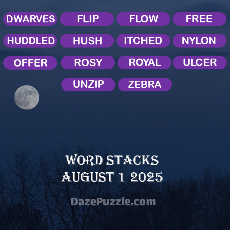 word stacks august 1 2025
