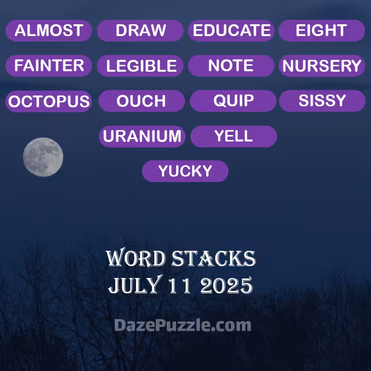 word stacks july 11 2025