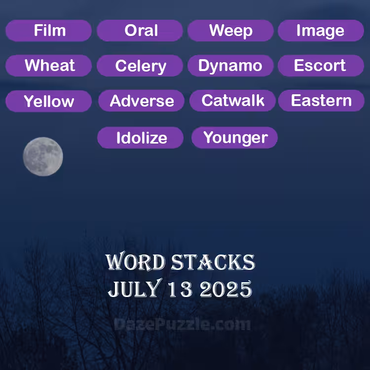 word stacks july 13 2025