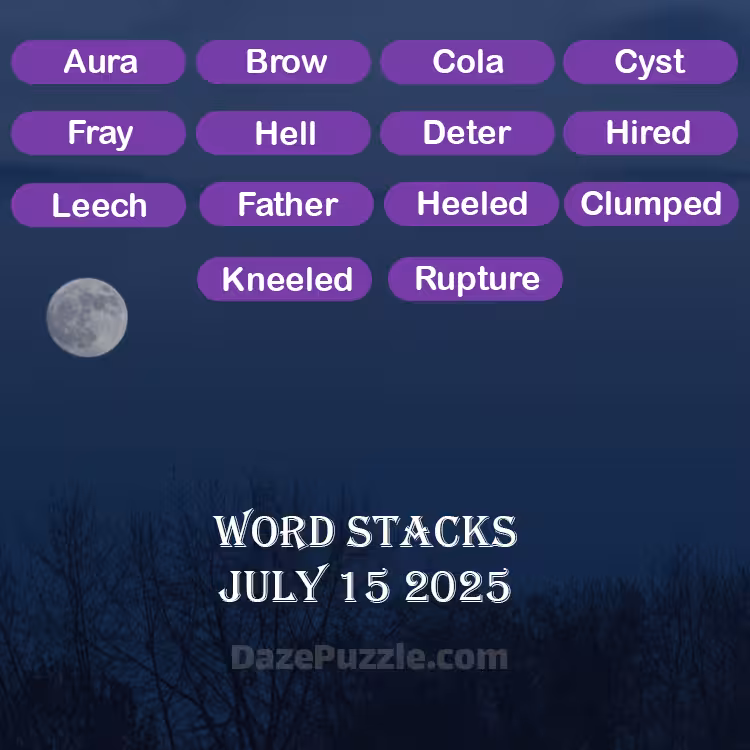 word stacks july 15 2025
