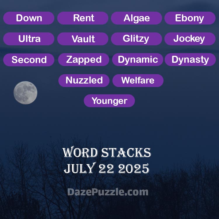 word stacks july 22 2025