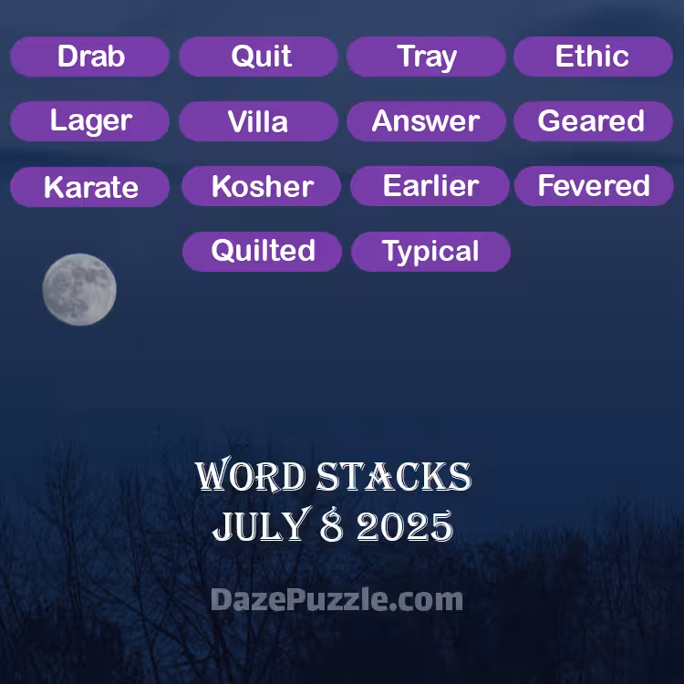 word stacks july 8 2025