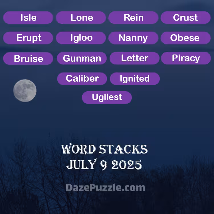 word stacks july 9 2025