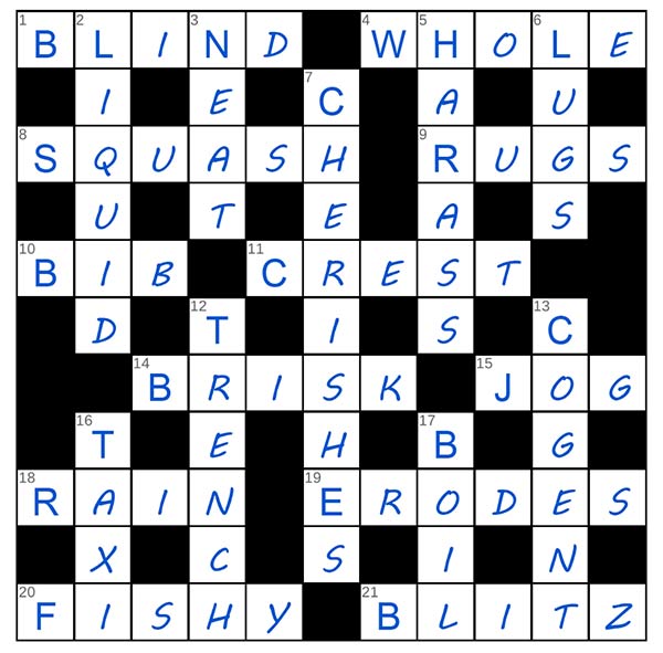 puzzle page crossword 2 august 2025