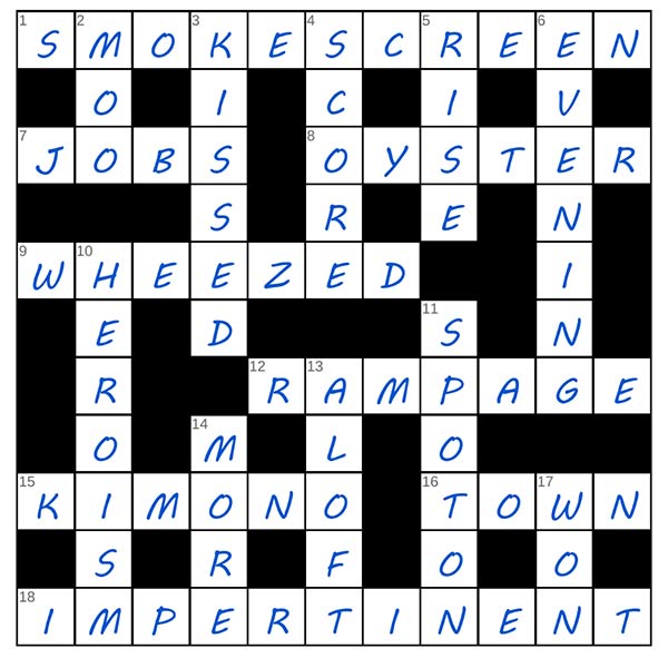 puzzle page crossword 30 august 2025
