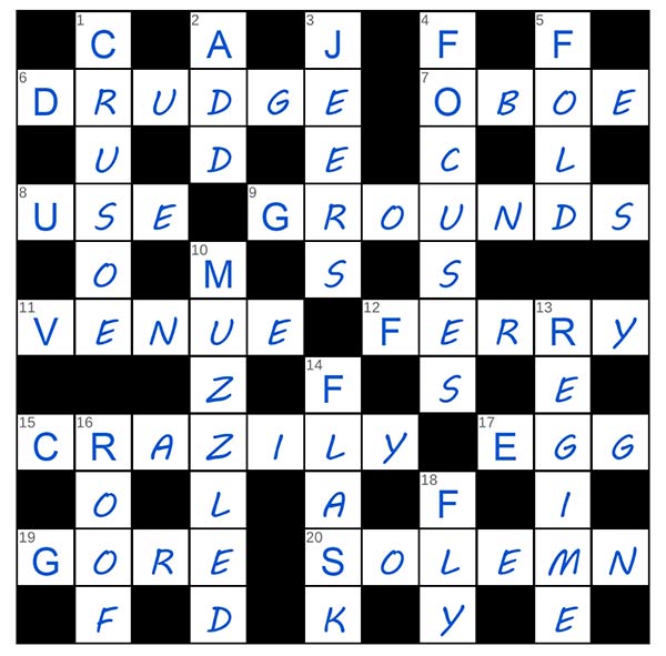 puzzle page crossword 8 august 2025