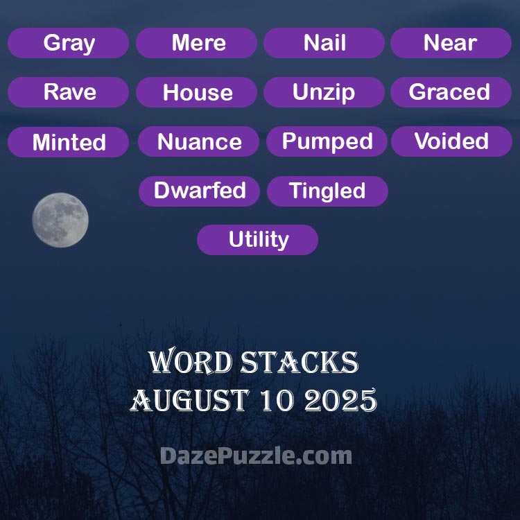 word stacks august 10 2025