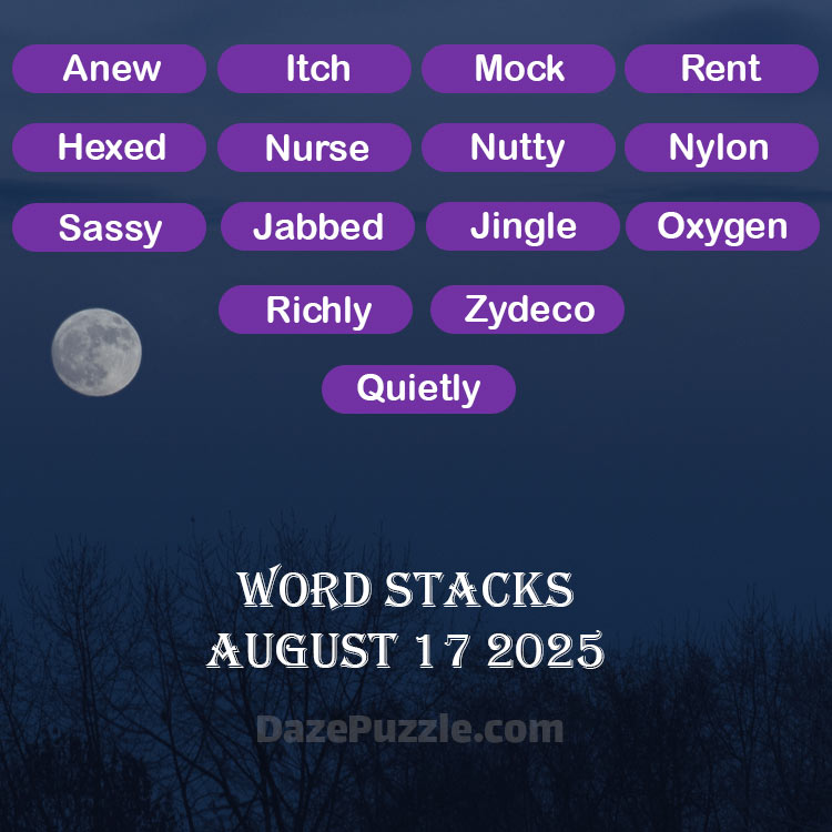 word stacks august 17 2025