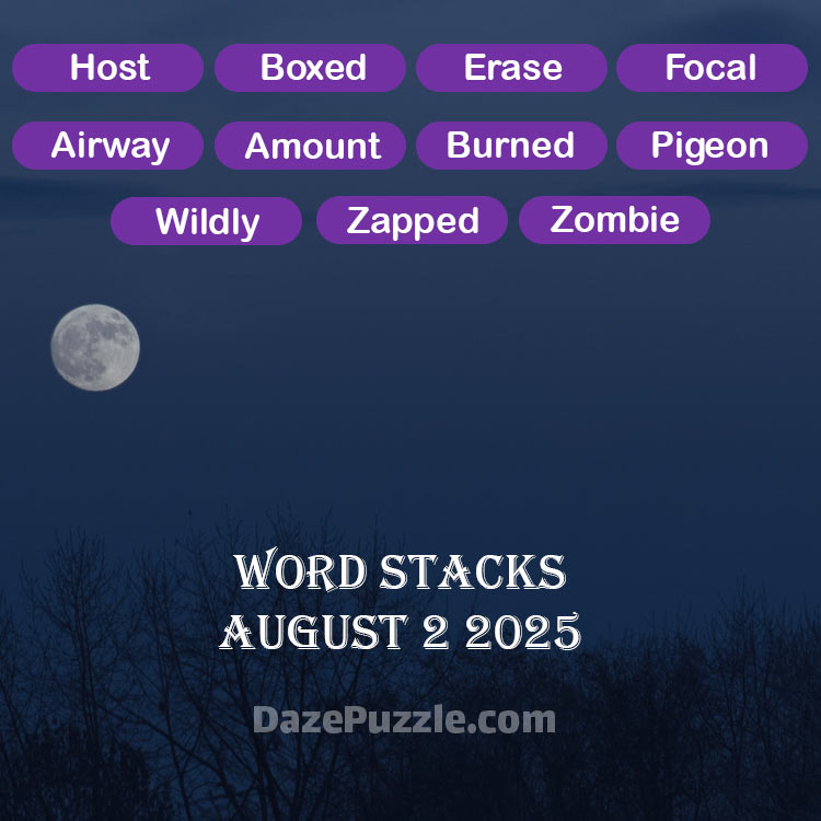 word stacks august 2 2025