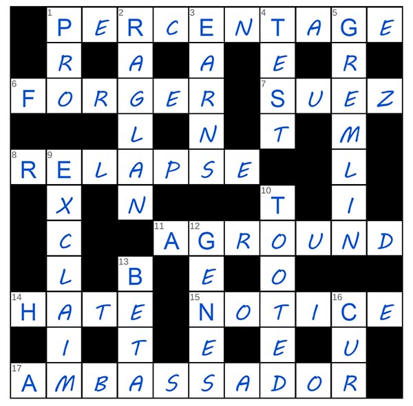 puzzle page crossword 12 september 2025