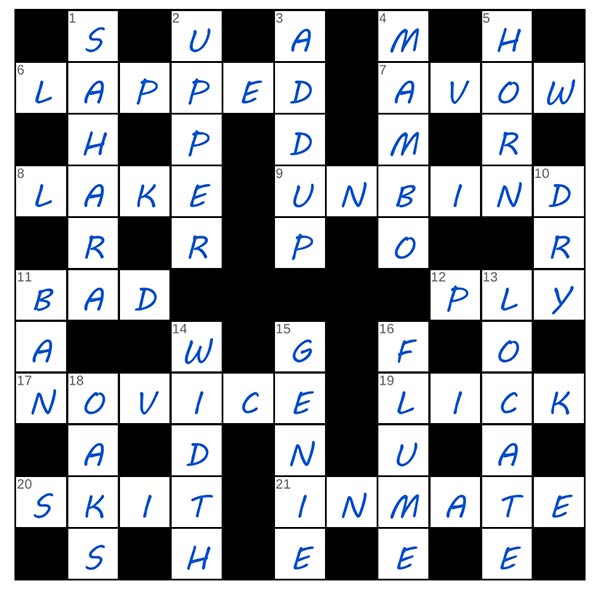 puzzle page crossword 23 september 2025 answer