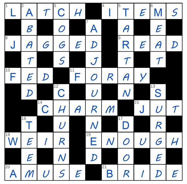 puzzle page crossword 24 september 2025 answer