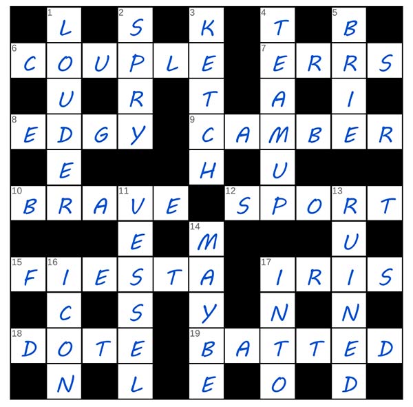 puzzle page crossword 3 september 2025