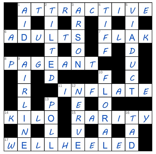 puzzle page crossword 9 september 2025 answer