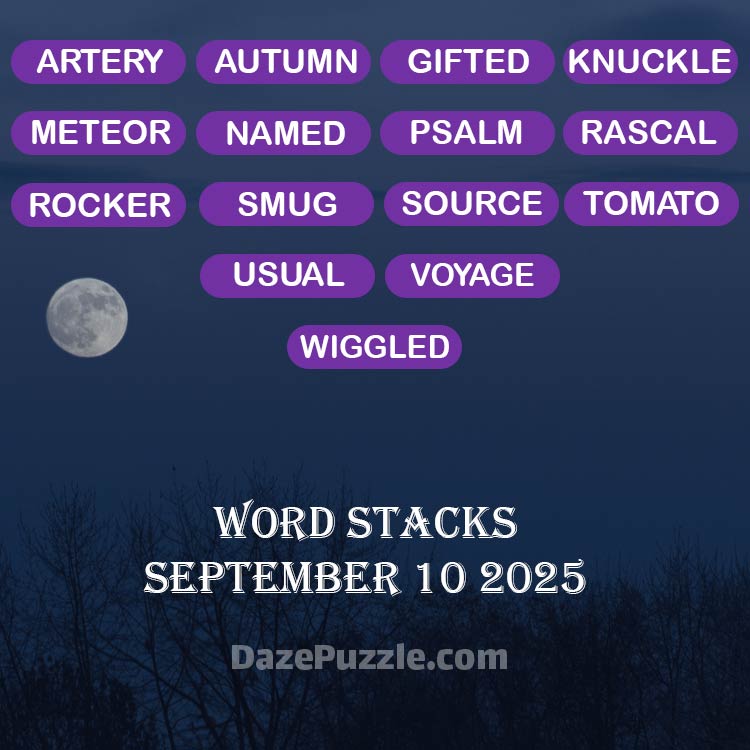 word stacks september 10 2025