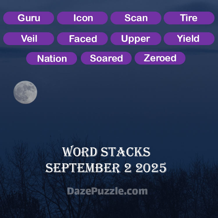 word stacks september 2 2025