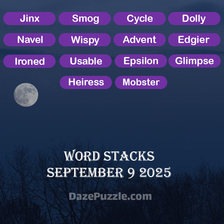 word stacks september 9 2025