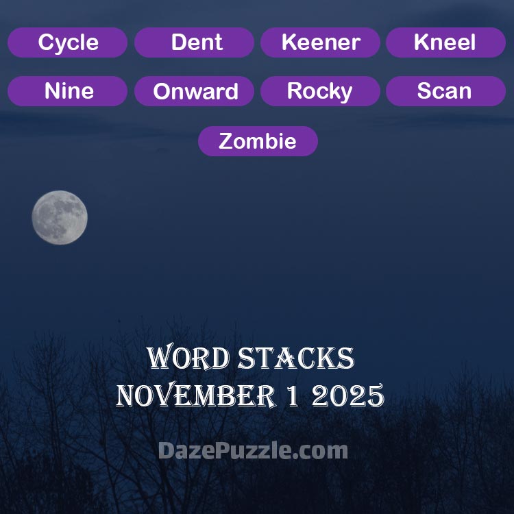 word stacks november 1 2025