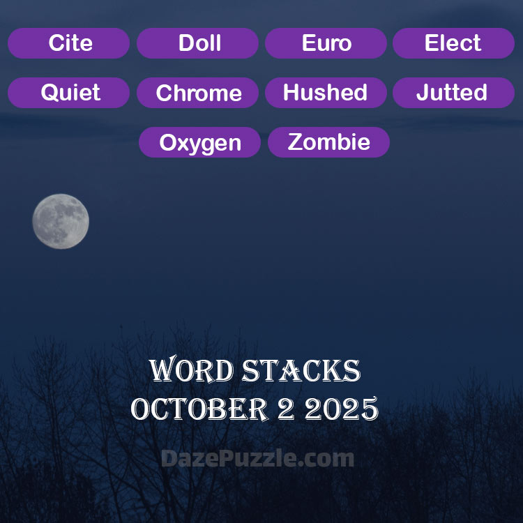 word stacks october 2 2025