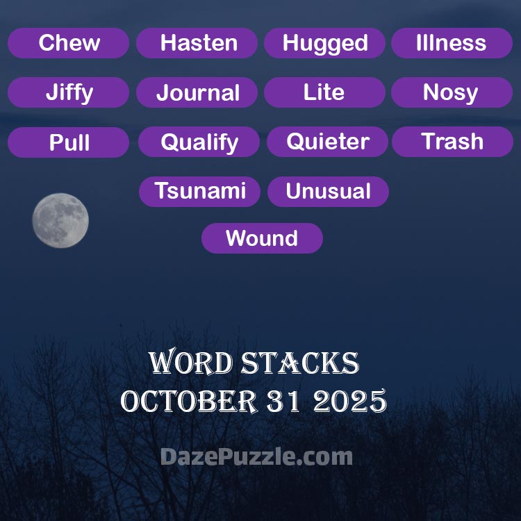 word stacks october 31 2025