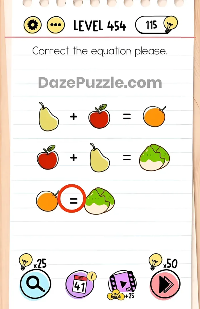 Brain Test Tricky Puzzles Level 454