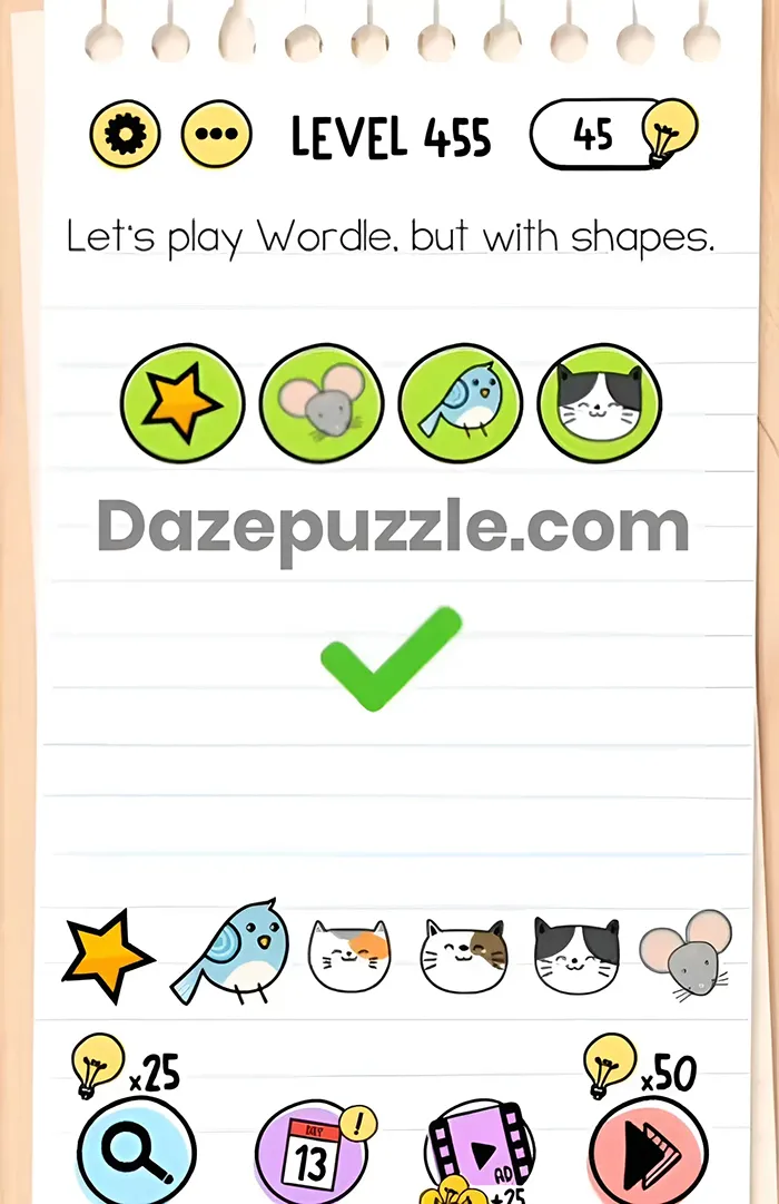 Brain Test Tricky Puzzles Level 455