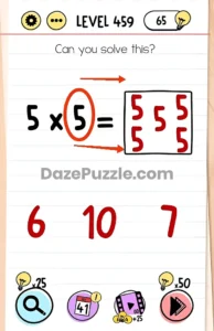 Brain Test Tricky Puzzles Level 459