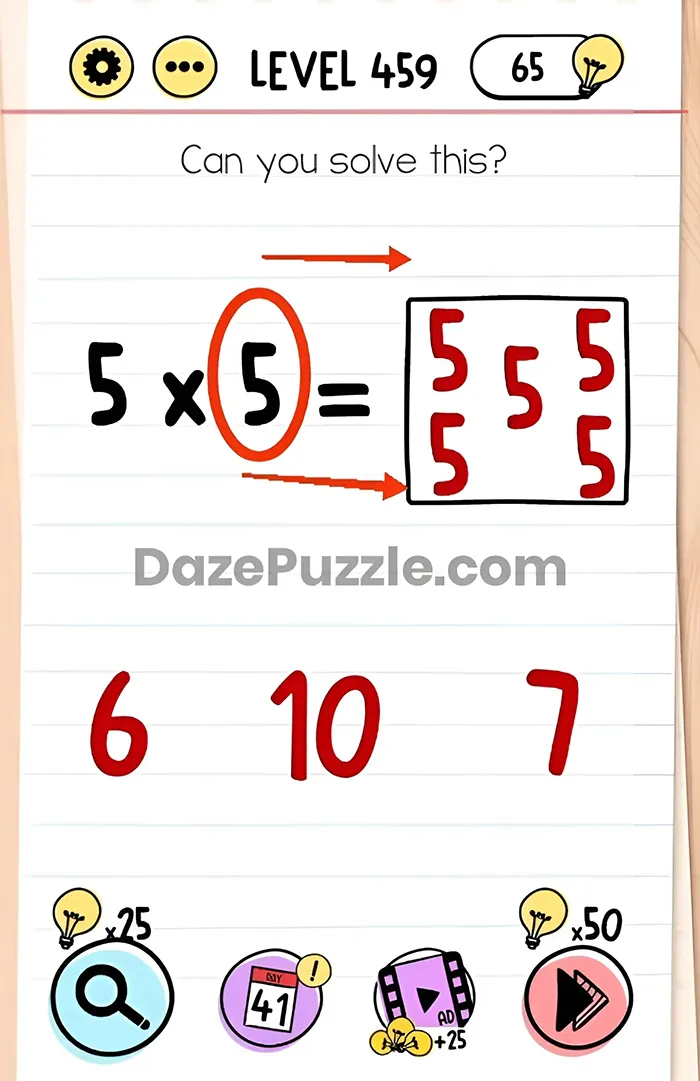 Brain Test Tricky Puzzles Level 459