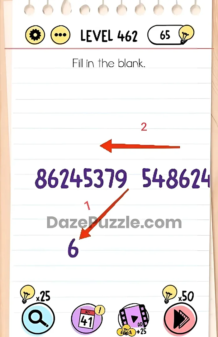 Brain Test Tricky Puzzles Level 462 (2)