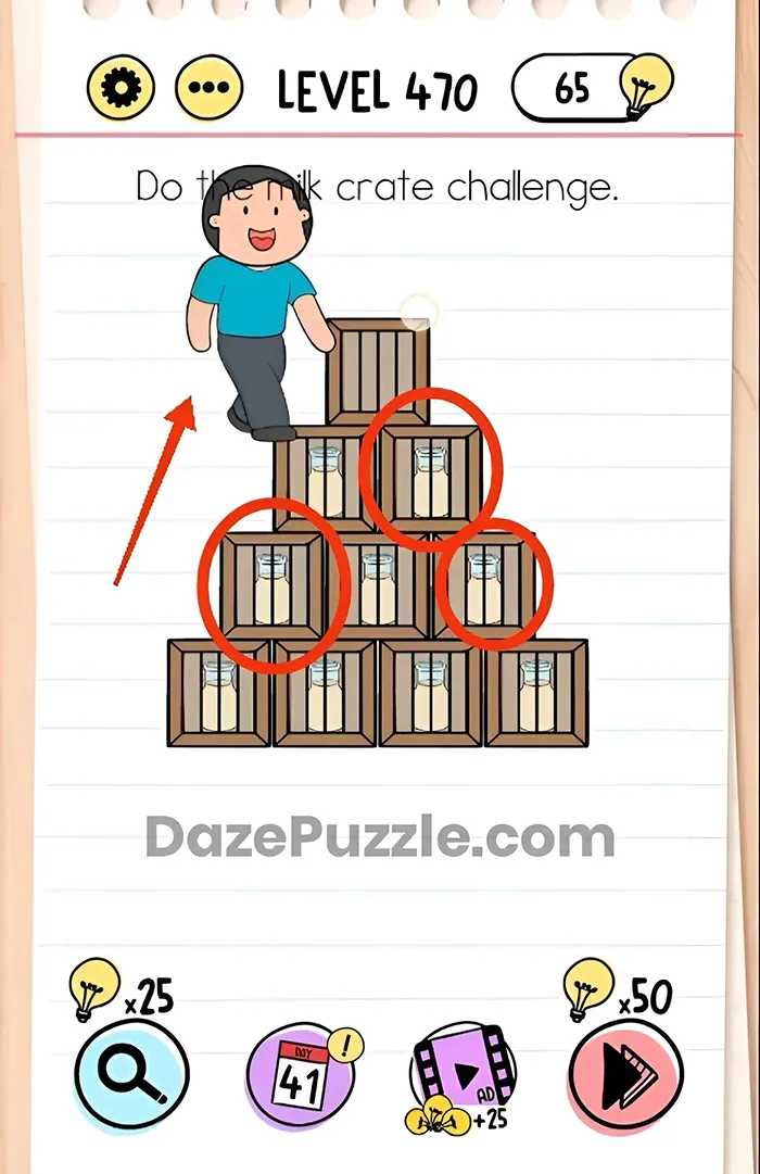 Brain Test Tricky Puzzles Level 470