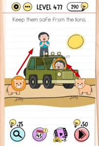 Brain Test Tricky Puzzles Level 477