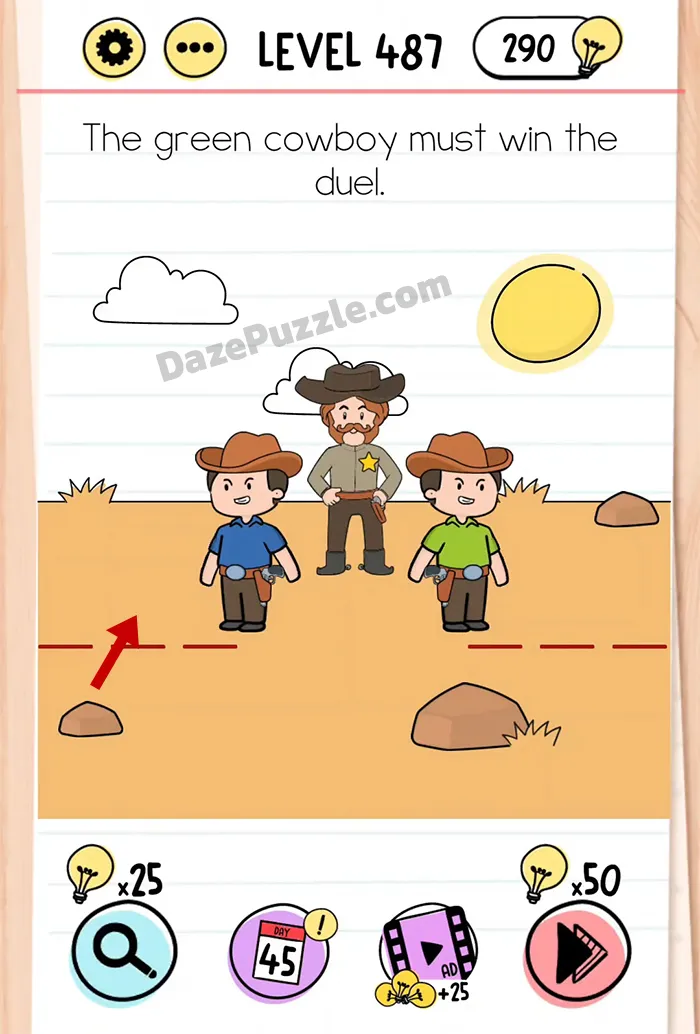 Brain Test Tricky Puzzles Level 487