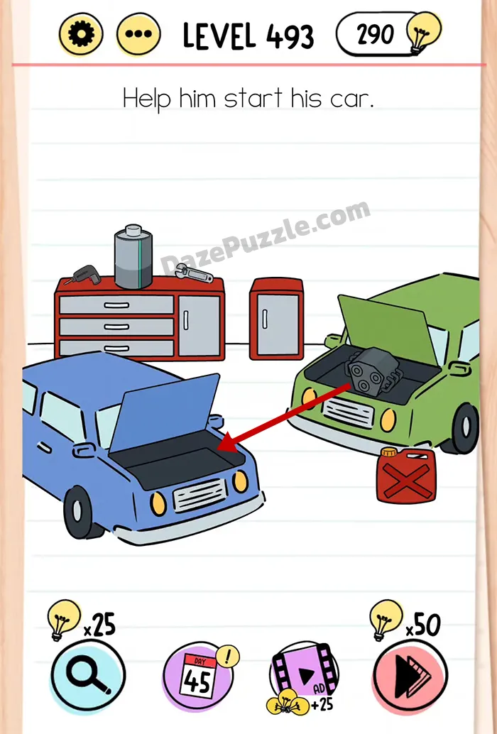 Brain Test Tricky Puzzles Level 493 (2)