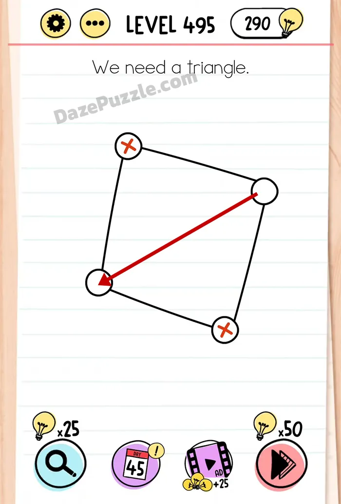 Brain Test Tricky Puzzles Level 495