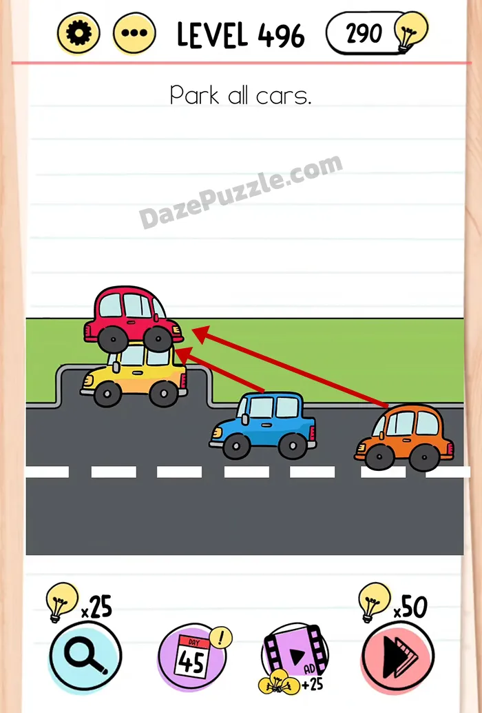 Brain Test Tricky Puzzles Level 496