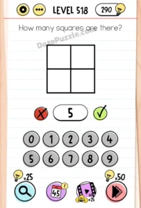 Brain Test Tricky Puzzles Level 518