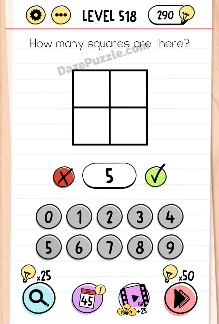 Brain Test Tricky Puzzles Level 518