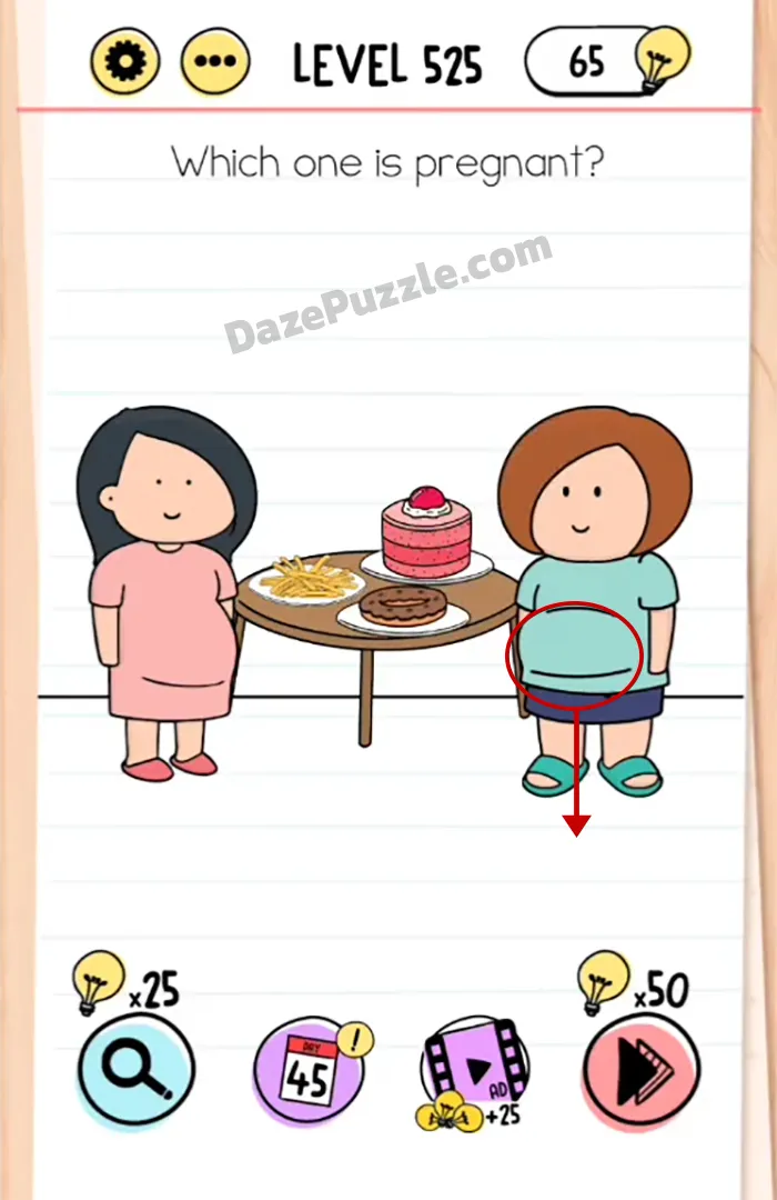 Brain Test Tricky Puzzles Level 525