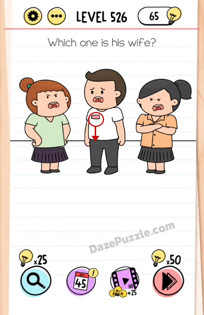 Brain Test Tricky Puzzles Level 526