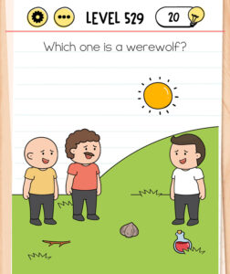 Brain Test Level 529 Which one is a werewolf?