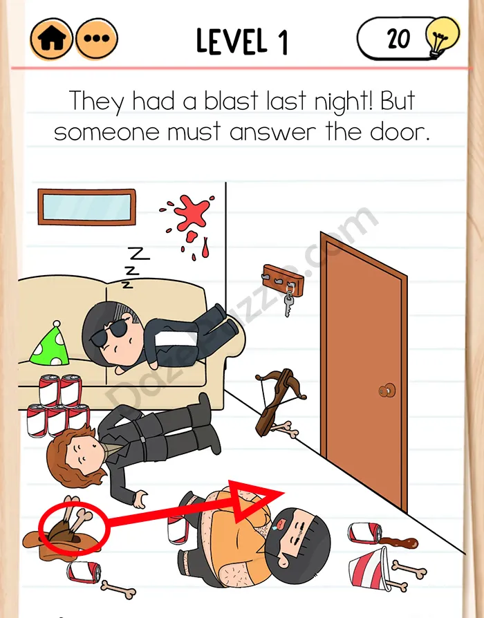 brain test 2 Agent Bubba level 1 answer