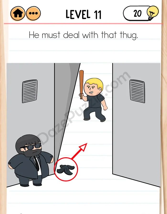 brain test 2 Agent Bubba level 11 answer
