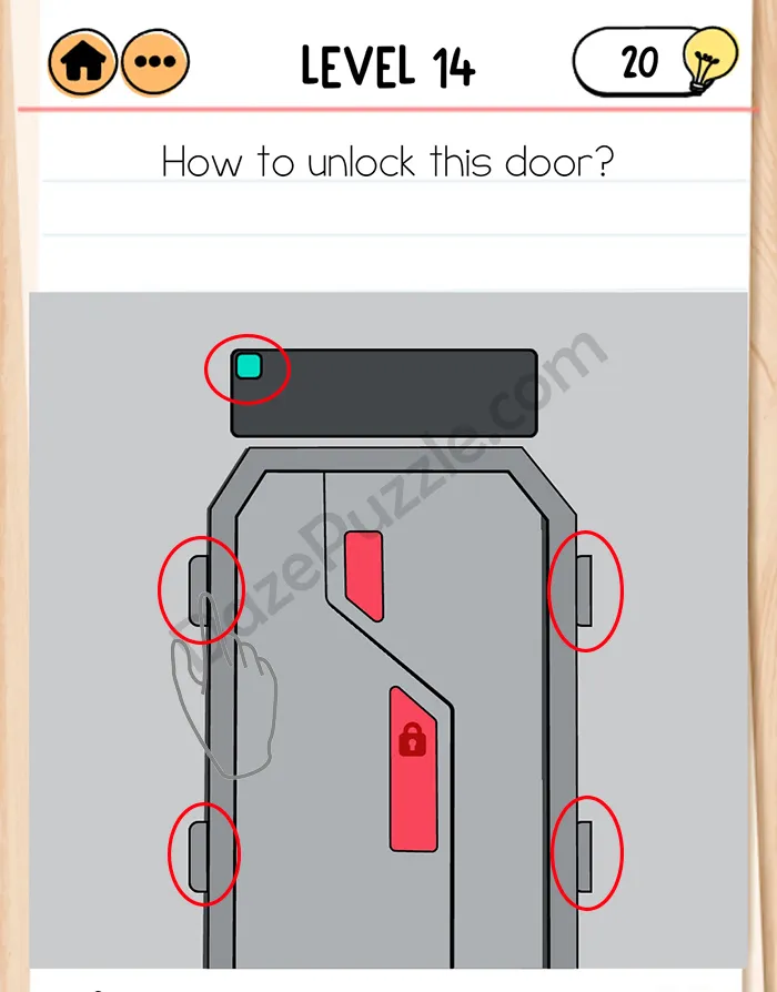 brain test 2 Agent Bubba level 14 answer