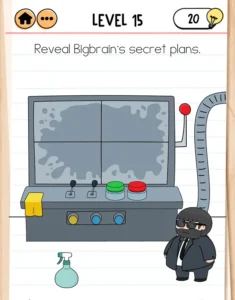 Brain Test 2 Agent Bubba Level 15