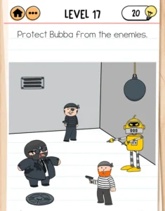Brain Test 2 Agent Bubba Level 17